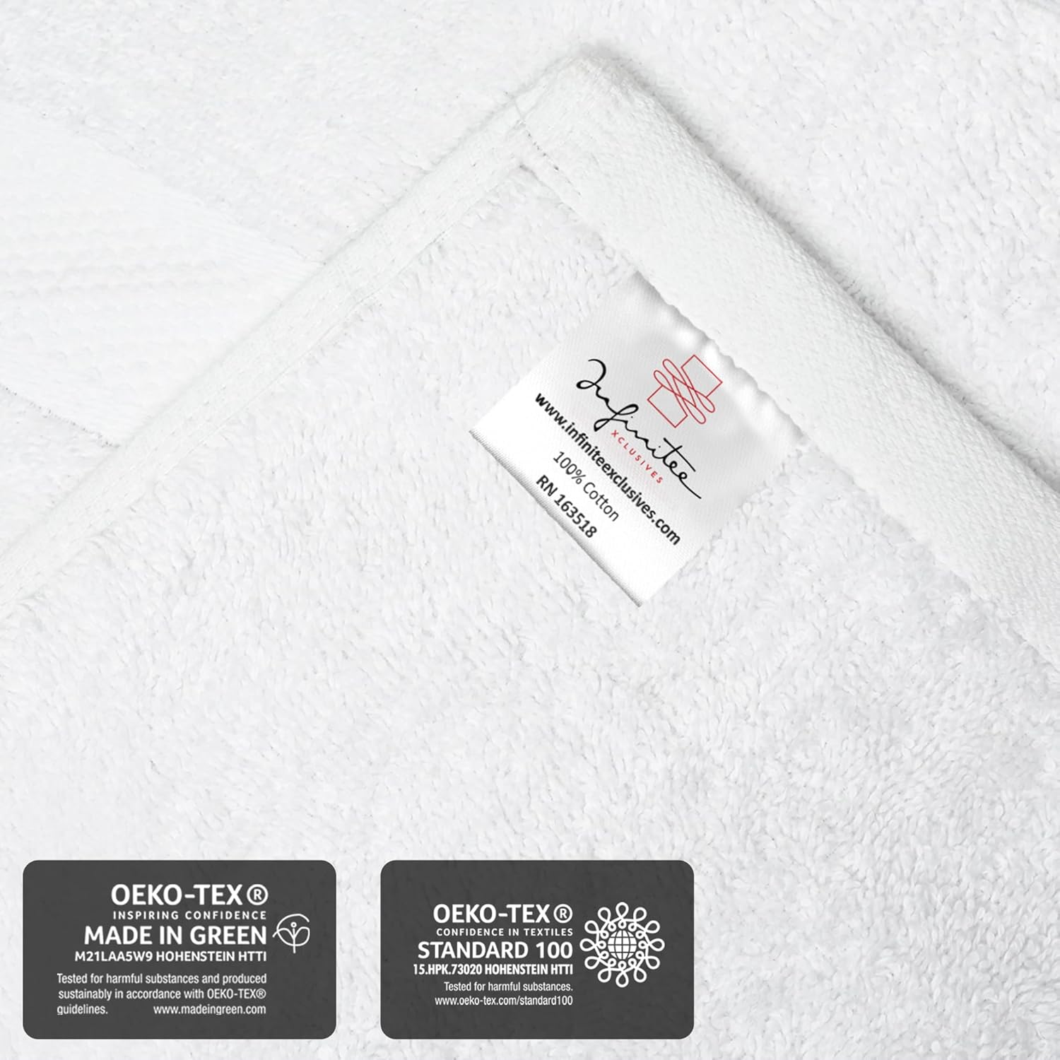 Premium Hand Towels | 6-Pack | 100% Cotton | 40 x 72 cm | Ultra-Soft & Highly Absorbent | Ideal for Gym, Spa, Hotel & Household Use - Charming Grey